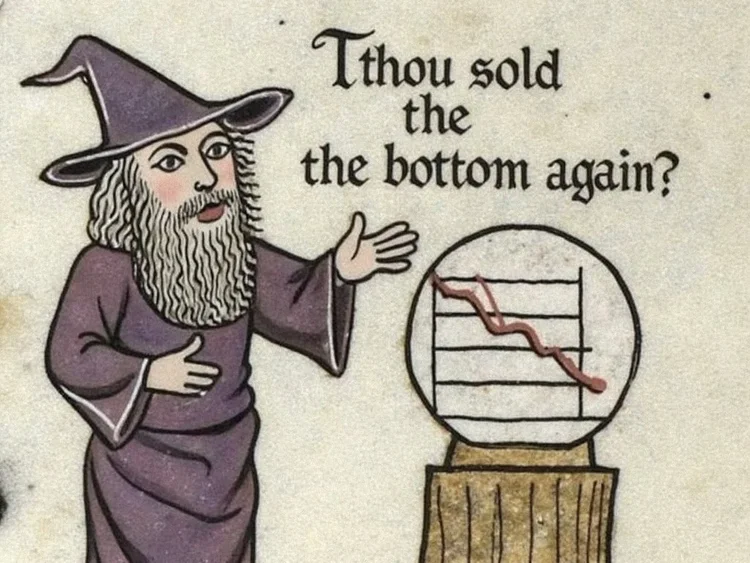 Thou sold the bottom again?